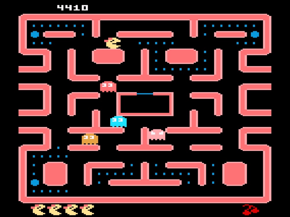 Gameplay of Ms. Pac-Man for Atari 5200